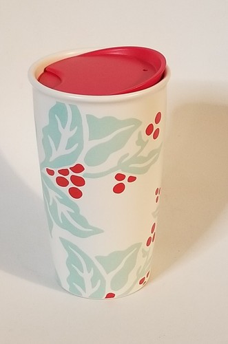 Starbucks 2018 Winter Cherry Berry Ceramic Tumbler 12 fl oz, 355 ml - Picture 4 of 6