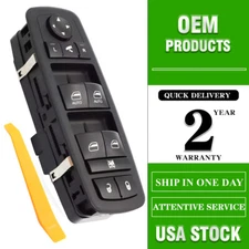 Front Left Driver Master Power Window Switch For 2014-2018 Jeep Grand Cherokee