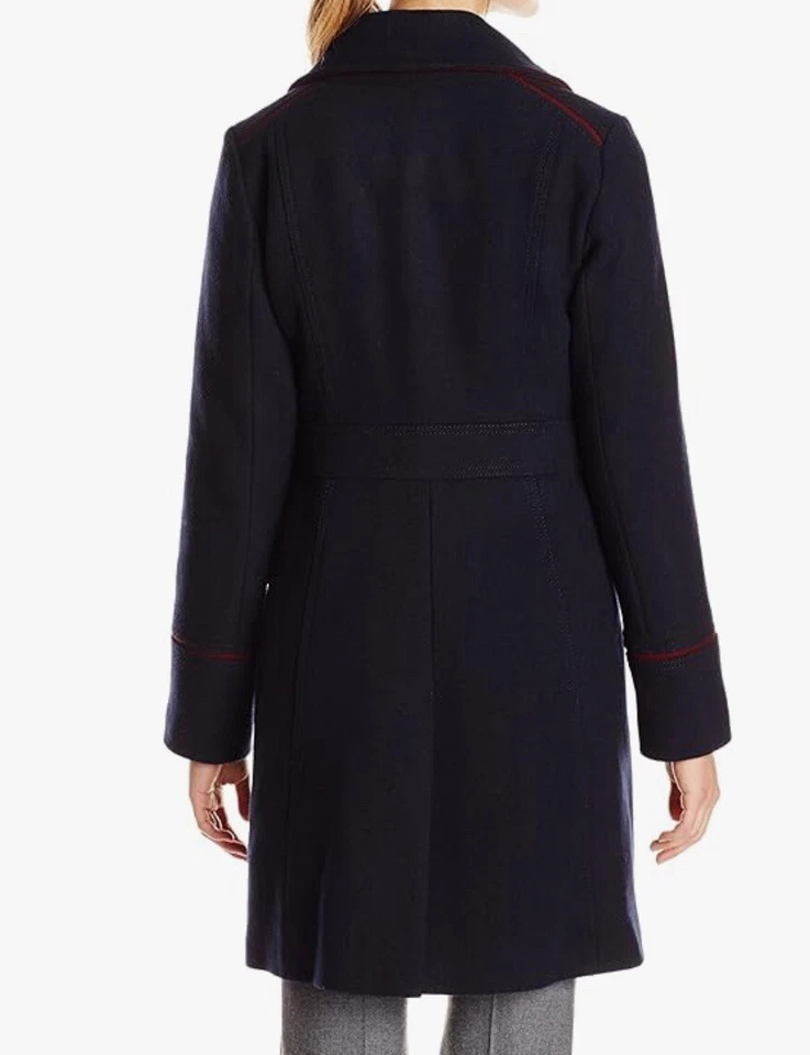 ЕДВА НОСИЛИ - Vince Camuto двубортный военный черный шерстяной жакет - размер L - Изображение 2 из 4