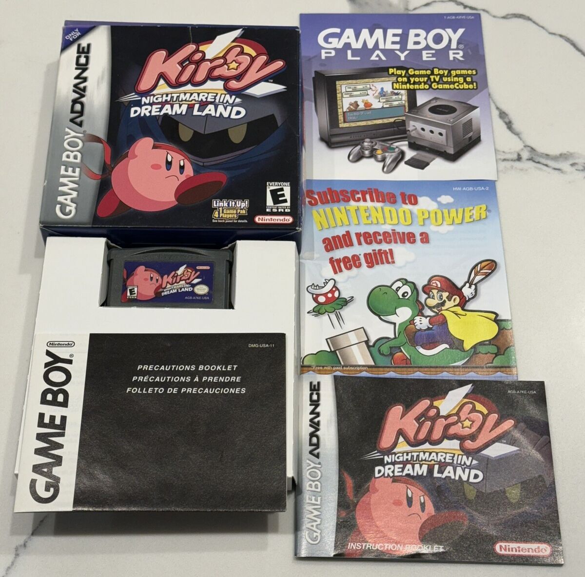 Kirby: Nightmare in Dream Land (GBA, 2002) Authentic Kirby: Nightmare in Dream Land (GBA, 2002) Authentic