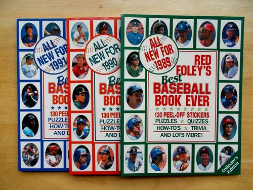 Red Foley 10 komplette Stickerbücher 1989(5) 1990(3) 1991(2) wie neu