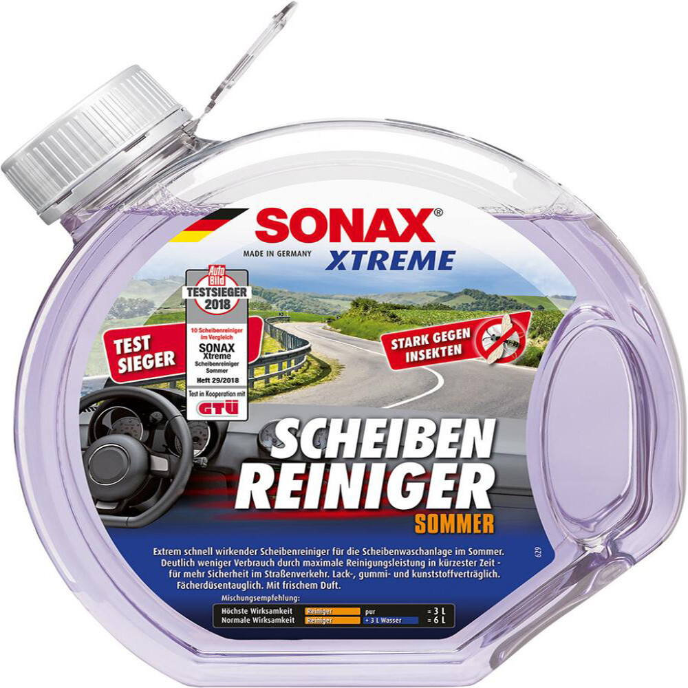SONAX Xtreme SOMMER ScheibenReiniger 3L ( Inh.4 Stück )