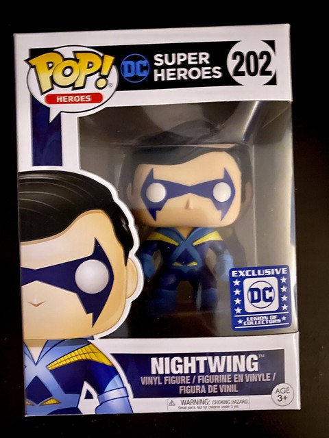 Funko Pop DC Nightwing Legion Of Collectors Exclusive | eBay