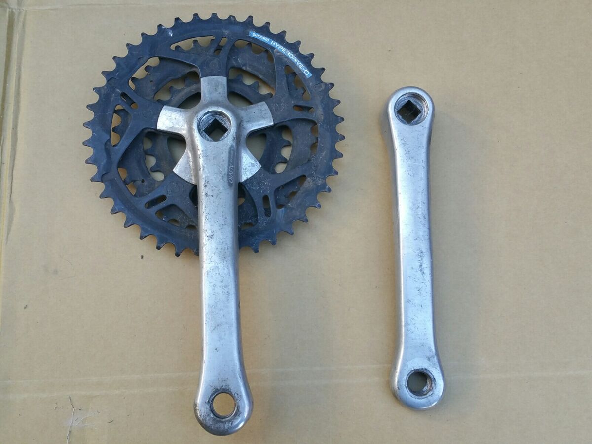 Vintage Shimano Alivio Triple Crankset 175mm 42/34/24 FC Vintage Shimano Alivio Triple Crankset 175mm 42/34/24 FC