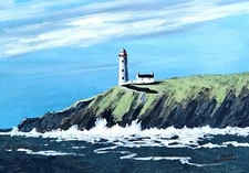 Original Irish Landscape Acrylic Painting - Fanad - 16 x 12 -  by G Dillon
