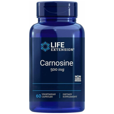 Life Extension, Carnosine, 500mg, 60 Veg. Kapseln - Blitzversand