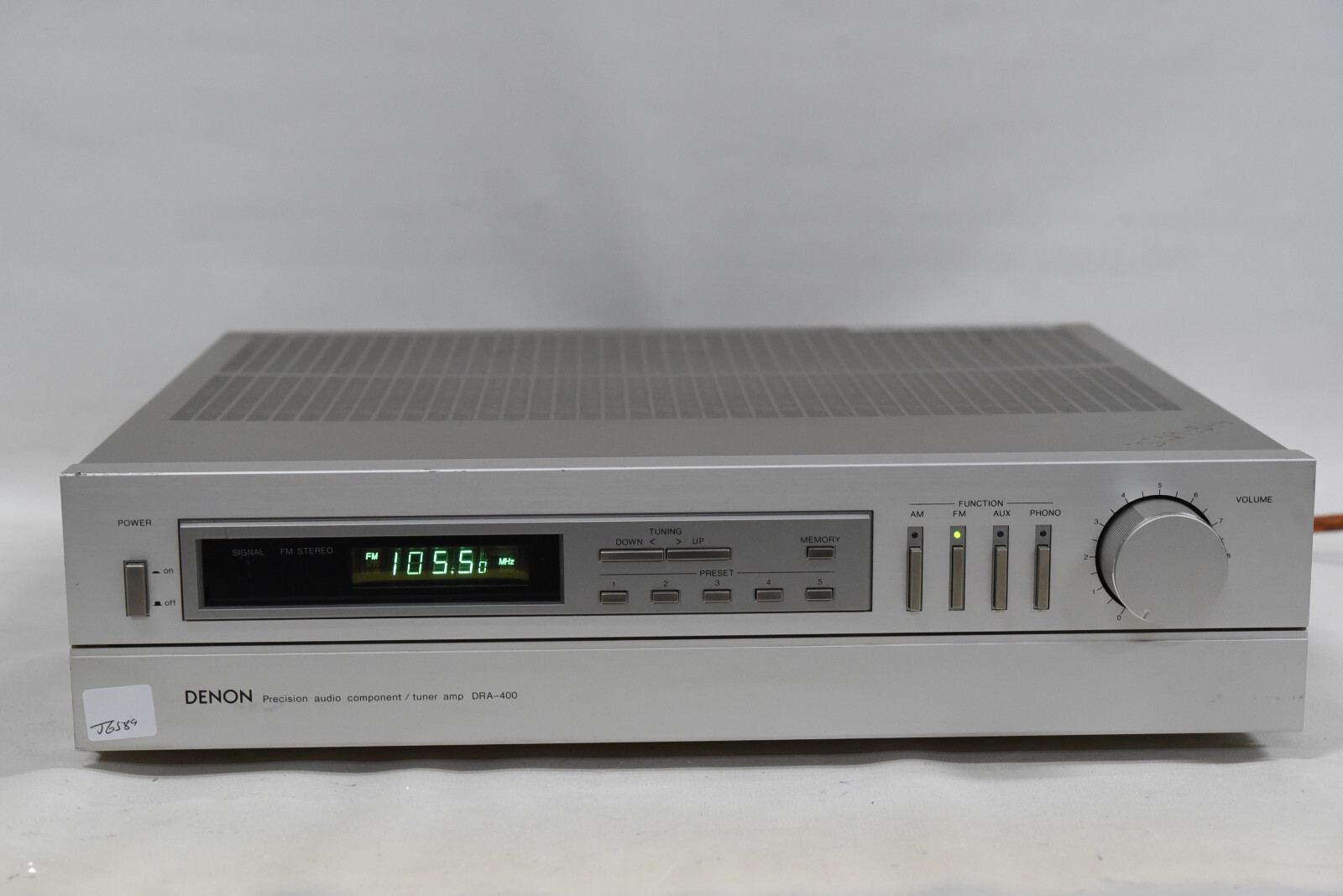 Denon DRA-400 vintage audio equipment - eBay listing photo 4