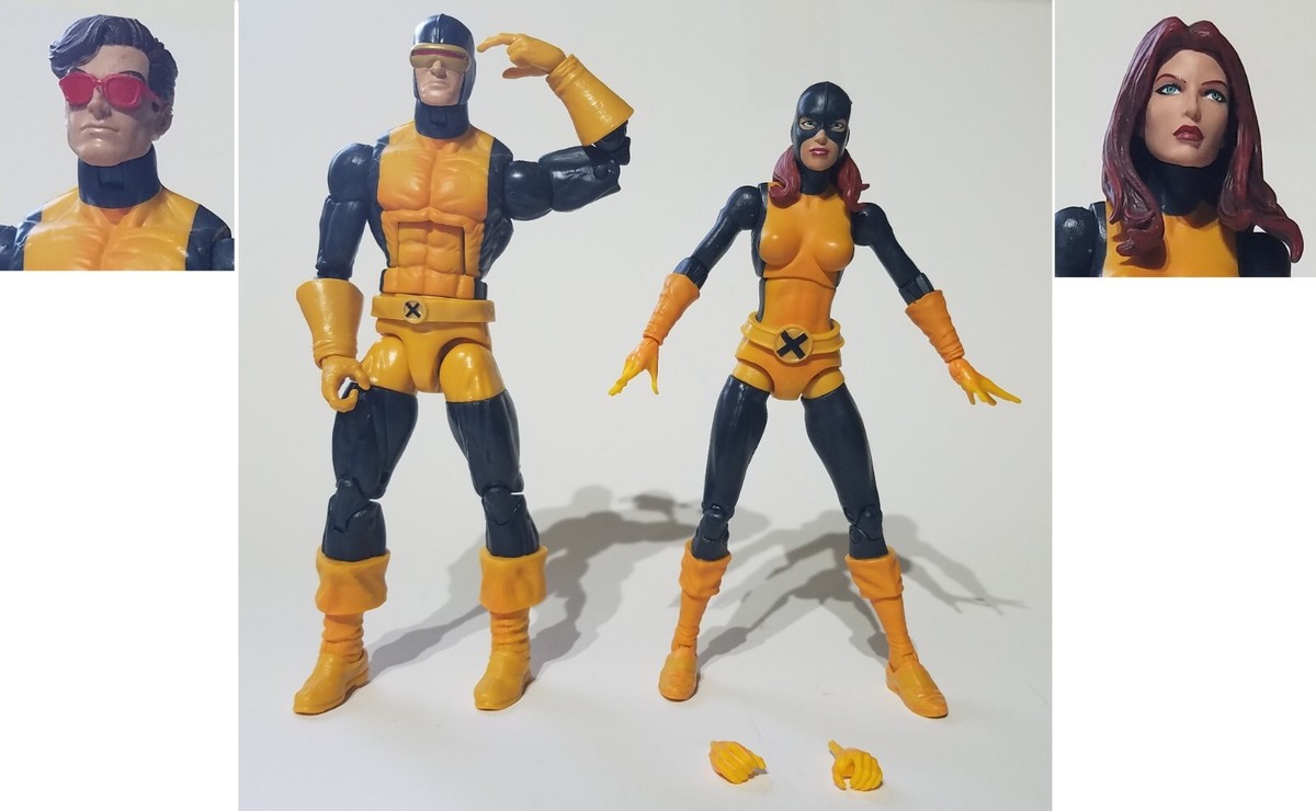Hasbro Marvel Legends CUSTOM Cyclops + Jean Grey from TRU