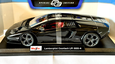 Maisto Maßstab 1:18 - Lamborghini Countach LP1 800-4 - schwarz - Modellauto