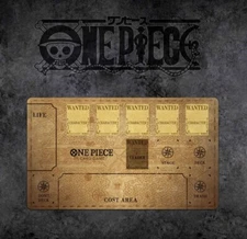 One Piece Playmat With Zones OPCG TCG Card Game PlayMat 24x14in Standard Size