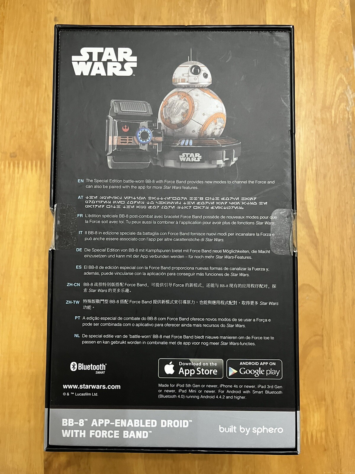Disney Sphero Star Wars BB8 App Enabled Droid w/Force Band Special