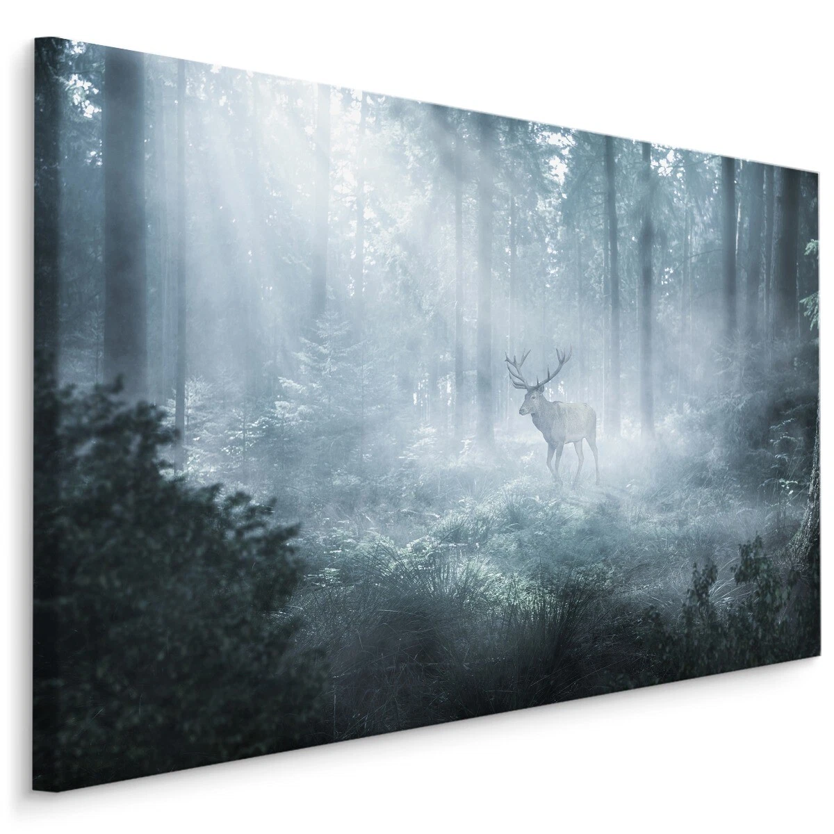 Tableau Sur Toile 'Hirsch Waldemar' - Art Moderne Du Schwarzwald - Fait En Allemagne