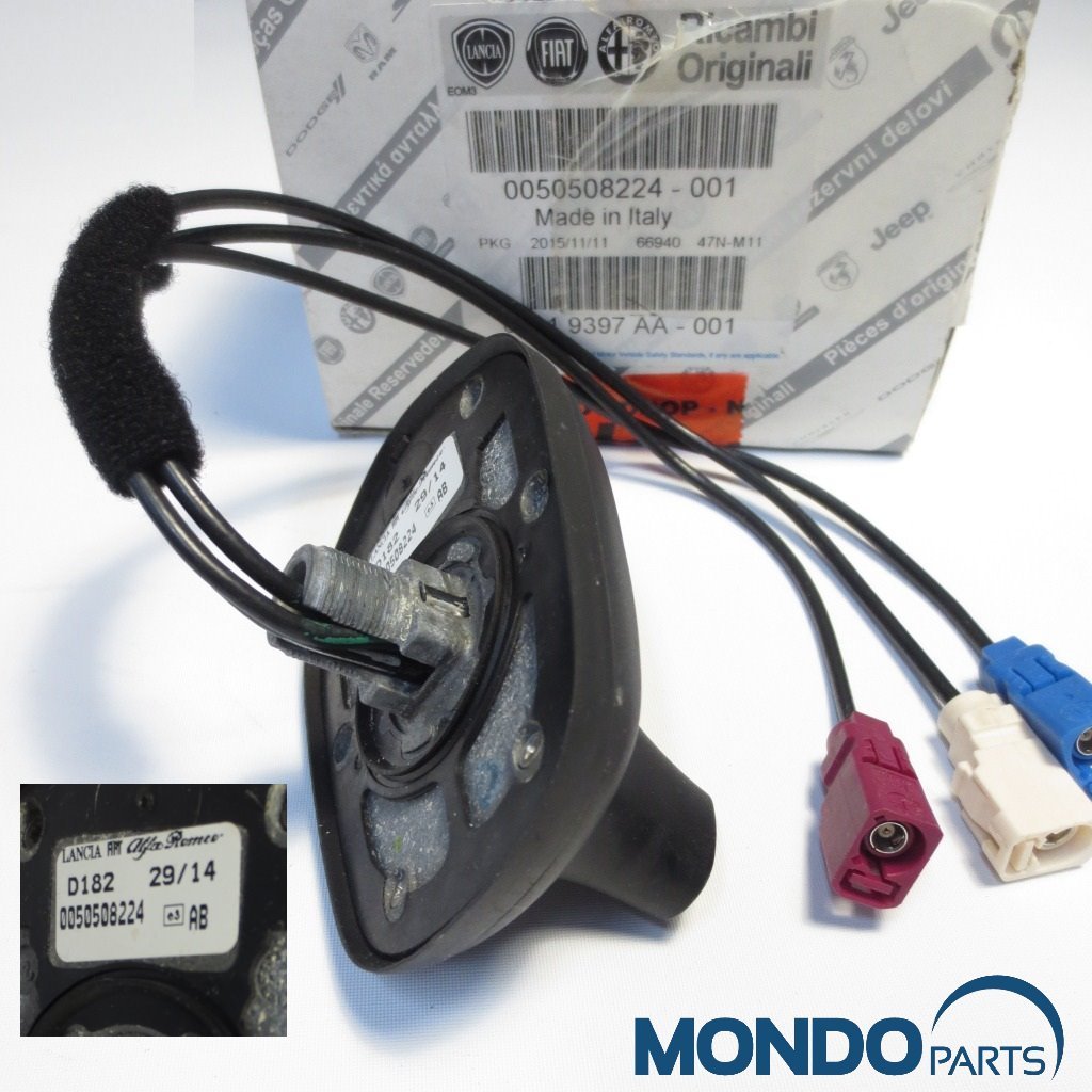 Origial Alfa Romeo 159 SW Antennenfuss / Lager für TMC+Bue&Me NAV