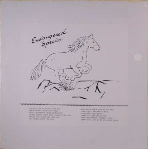 ENDANGERED SPECIES Jimmie Rodgers Wilf Carter Elton Britt RARE VINYL ESP13 LP