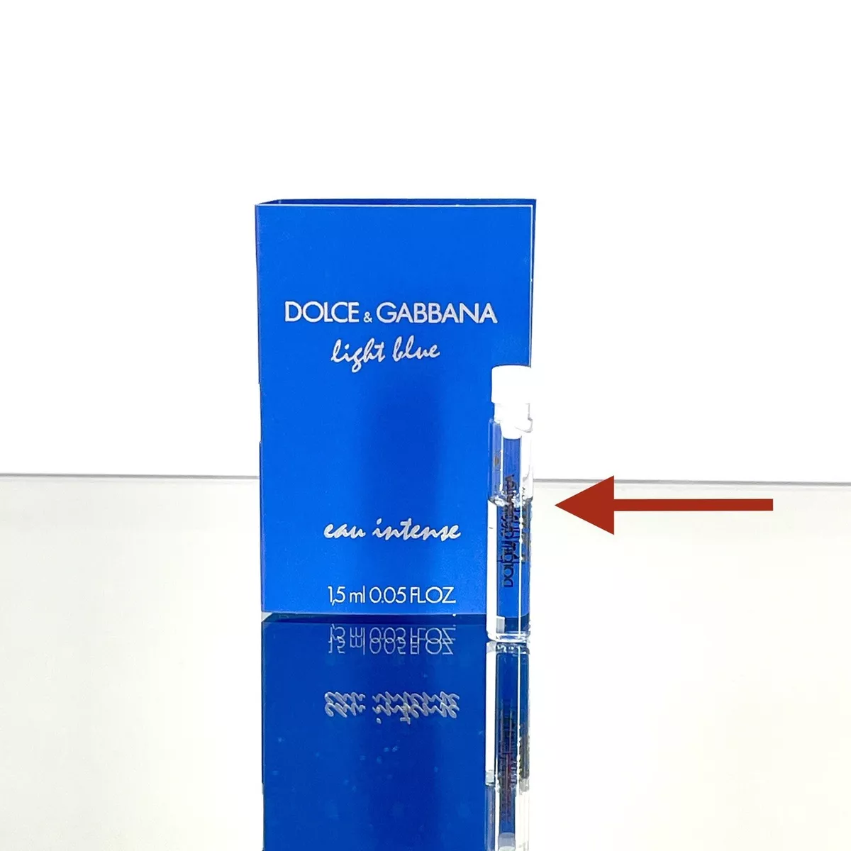 Light Blue Dolce Gabbana Eau Intense Women 0.05oz 1.5ml Splash