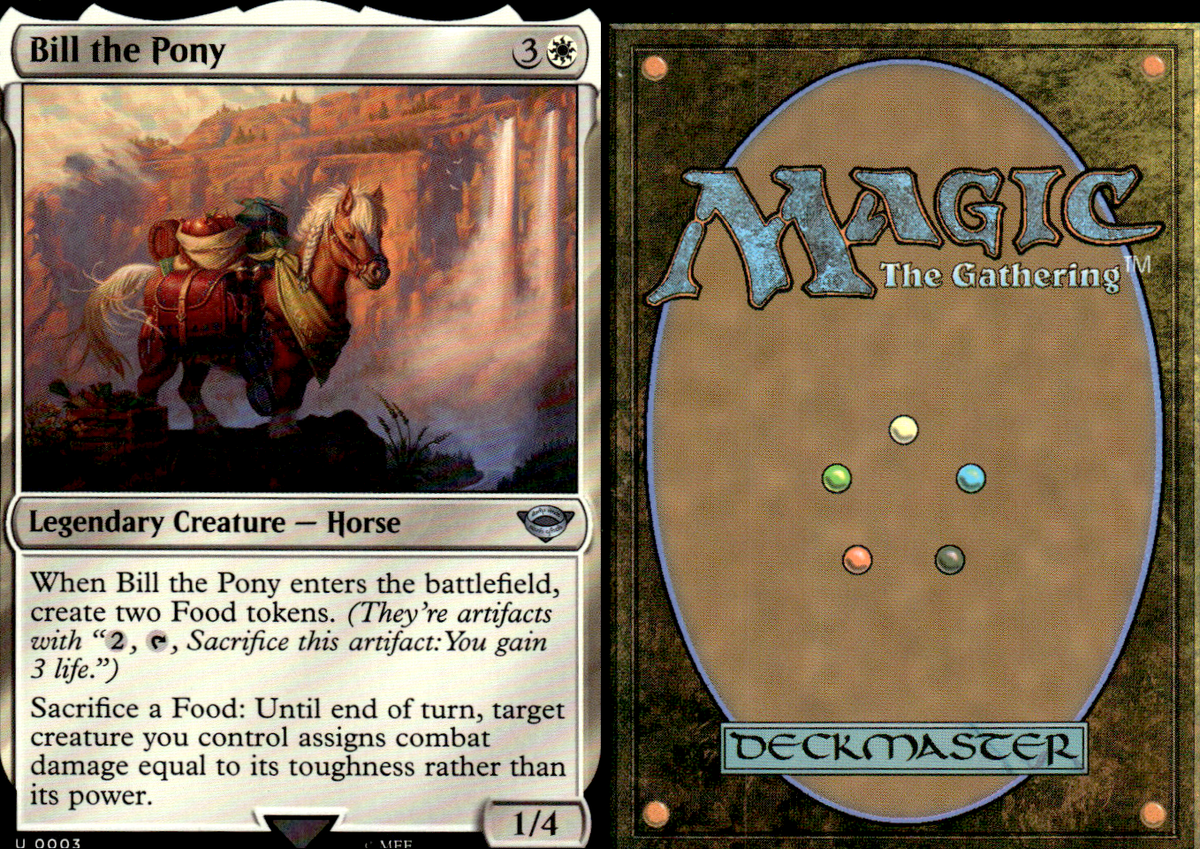 bill the pony mtg card MTG's Lord of the Rings cards let you lead an army with the ultimate  commander: Bill the Pony