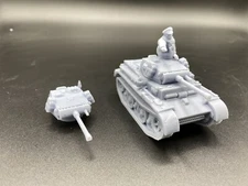 28mm, 1/56, 3D Printed, WW2, German, Luchs Tank w/2 Turret Options, Bolt Action