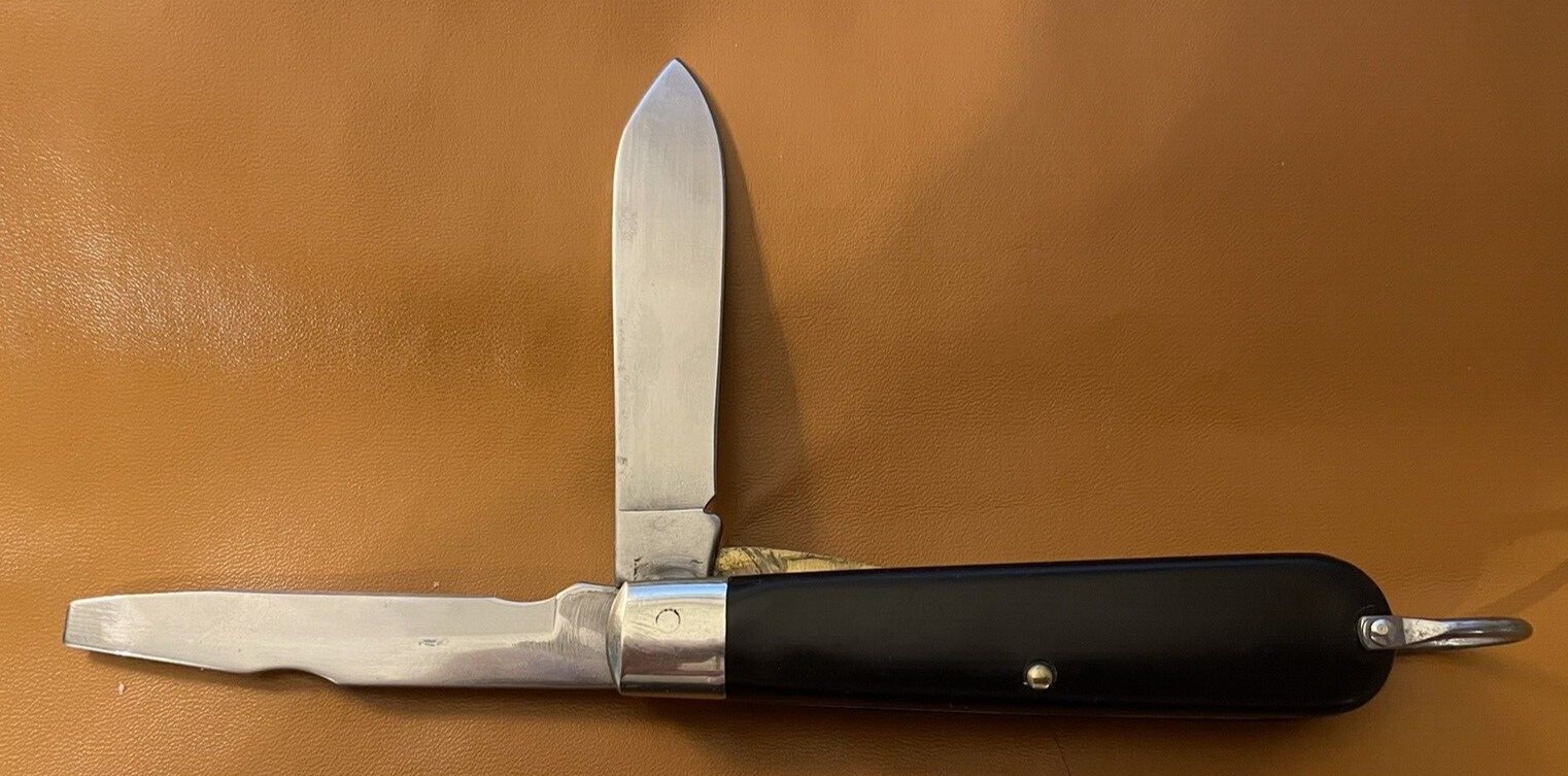 Vintage Camillus K22 XCELITE USA Electricians Folding Pocket Knife New