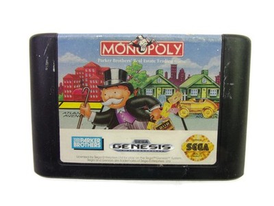 Game Only Monopoly Sega Genesis