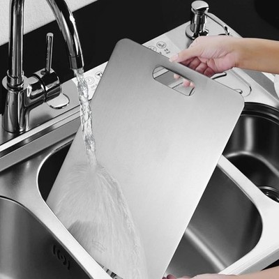 Titanium Cutting Boards - 100% Pure Titanium Cutting Boards for Kitchen - Cut