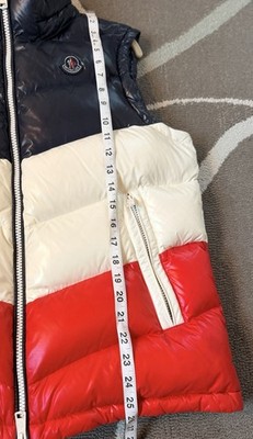 Moncler x Kith Pelat Gilet Vest Down Puffer Men's Size 2 Authentic