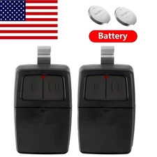 2pc Clicker 375LM 375UT KLIK1U Garage Gate Door Opener Remote Dip For Universal