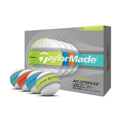 New TaylorMade Tour Response Stripe Multi Pack Golf Balls 2 Dozen