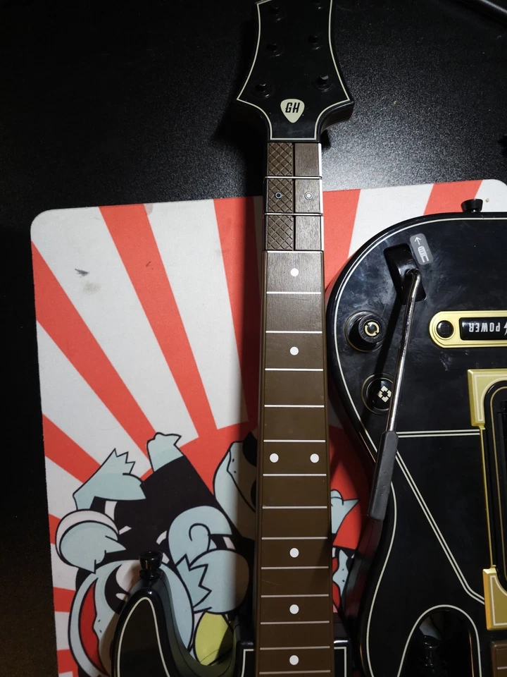 Guitarra Inalámbrica Activision Guitar Hero Power Live Lote de 2 CON CORREA - Sin Dongle Foto 3 de 4