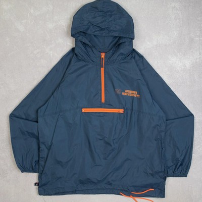 Pro Player Vintage Auburn University Windbreaker Jacke mit Kapuze Large Herren