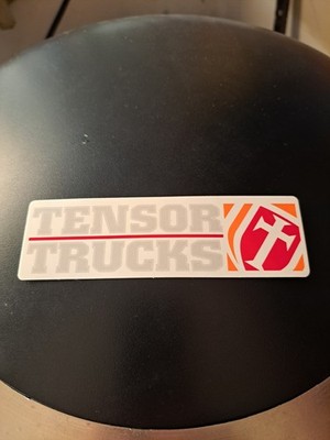 TENSOR SKATEBOARD TRUCKS VINTAGE THE ICONIC BRAND LOGO STRIP SKATEBOARD STICKER