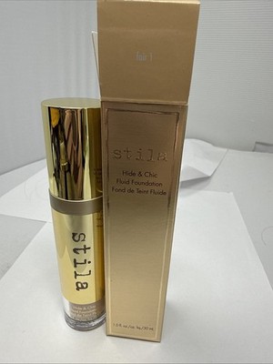 Stila Hide and Chic Fluid Foundation *Fair 1* BNIB FULL SIZE AUTHENTIC