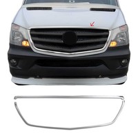 KüHlergrill Leiste Grillleisten FüR Mercedes Sprinter 2013-18 Edelstahl Chrom 2X