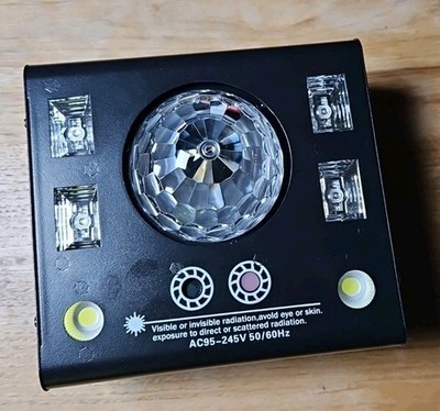 Party Lights,DJ Disco Ball Light Sound Activated RGB Color LED Strobe, Tested