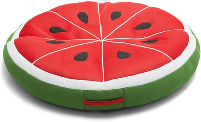Fruit Pool Floats, No Inflation Needed, Quick Draining Fabric, round Loungers an