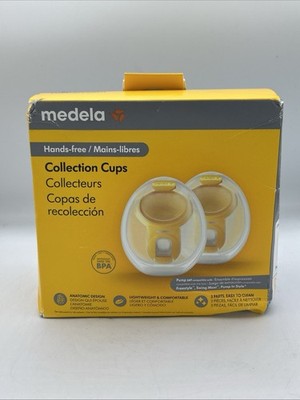Medela Freestyle, Swing Maxi, Pump In Style, Hands-Free Collection Cups New