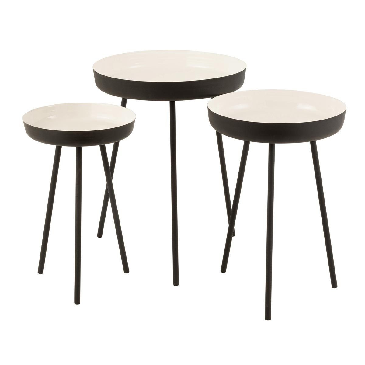 Table gigogne Pulta set de 3 tables d'appoint design haut de gamme 67cm