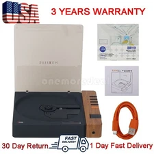 Syitren R300 Wooden Black CD Player Bluetooth Audio Player for CD/CD-R/CD-RW