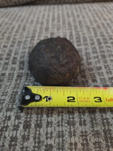 Original Old 1.8lb Grape Shot Civil War 2-1/4" Cannon Ball