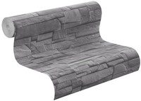 Rasch Tapete Vlies Selection 475029 Grau Stylisch Stein