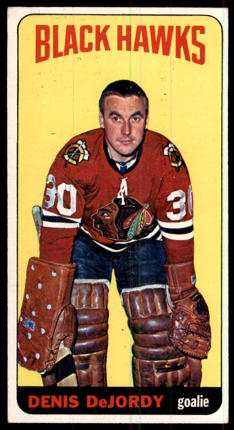 Denis DeJordy #22 Hockey Cards 1964 Topps trading card — raw and PSA graded price guide