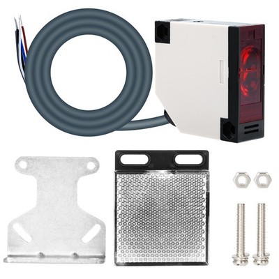 E3JK-R4M1 Lichtschranke 12-24V Reflexions-Lichtsensor Klemmschutz Schnelllauftor
