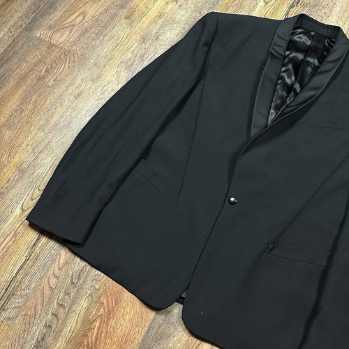 Uomo Thierry Mugler Archiv Smoking 1980 Nero Taglia 54 Made in France - Foto 3 di 17