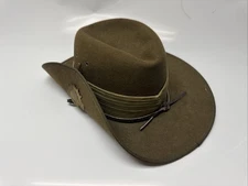 Australian Military Statesman Slouch Wool Felt Hat