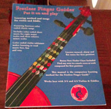 Fretless Finger Guide Violin Fiddle Song Book...