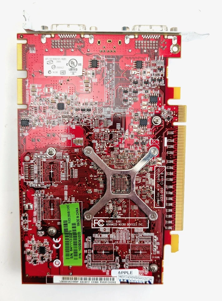 Apple Mac Pro 3.1 ATI HD 2600XT 256MB Video Graphics Card 630-9412 RV630 2600 XT - Image 4 of 4