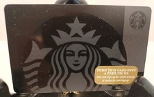 STARBUCKS CARD 2014 "BLACK SIREN WINTER HOLIDAY" A BEAUTY🔥POPULAR~GREAT PRICE