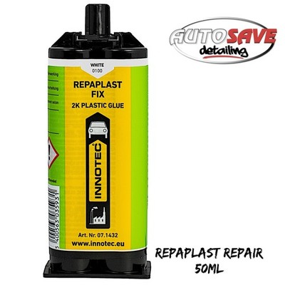 Innotec -Repaplast Repair 50ml |Dries Ultra Fast |Gluing Of Plastic, Metal, wood