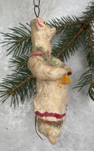 Ancien Ornement de Noël en coton Vintage Sapin Xmas Nouvel An 🎄#4725 - Picture 3 of 9