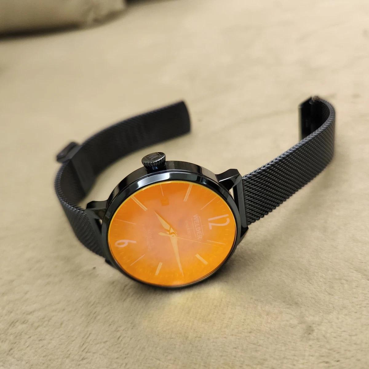 WELDER WATCHES Mod. WWRS400 – Orologio Uomo Quarzo – Cassa E Cinturino Acciaio – Quadrante Verde