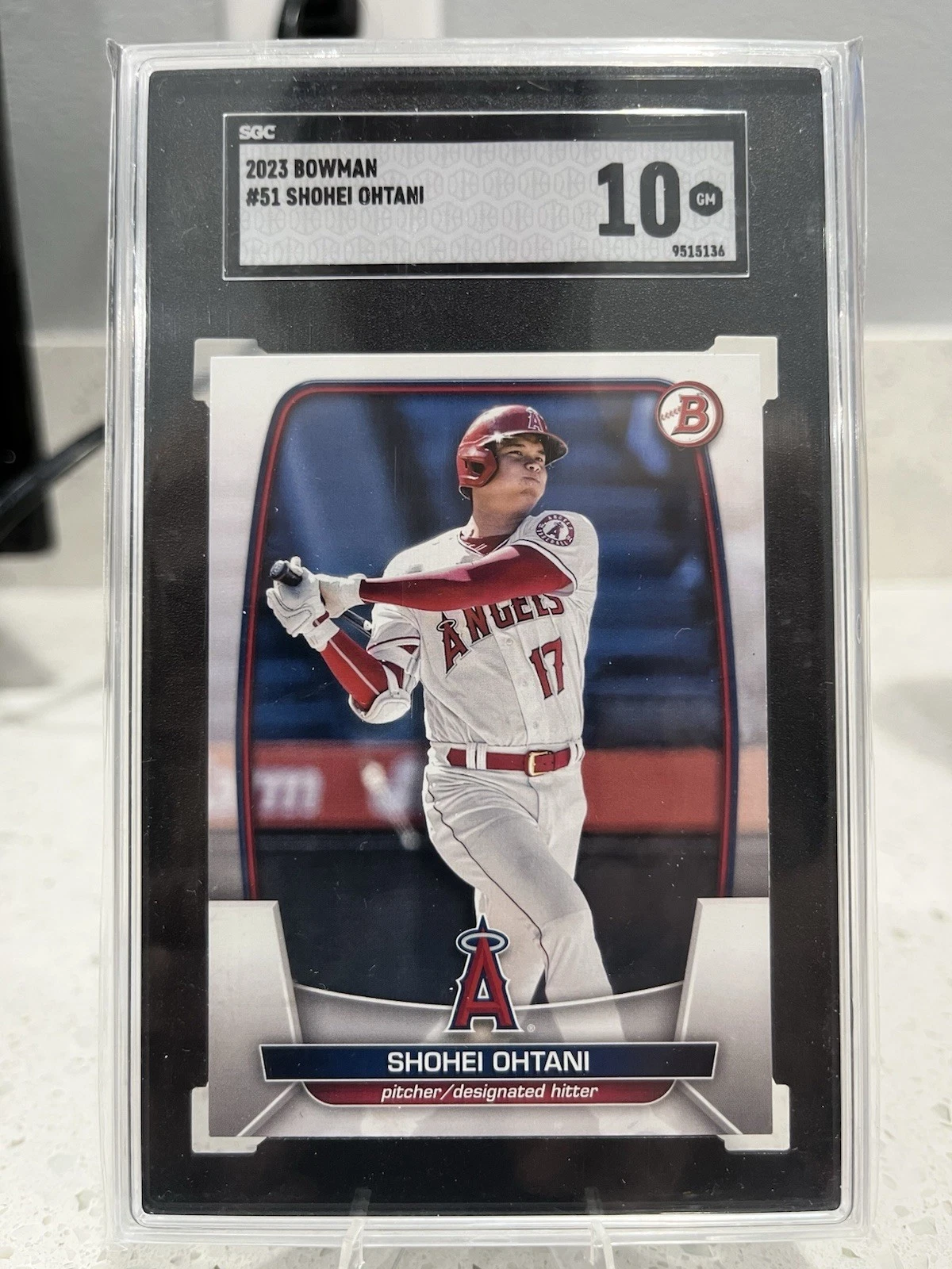 Shohei Ohtani trading card